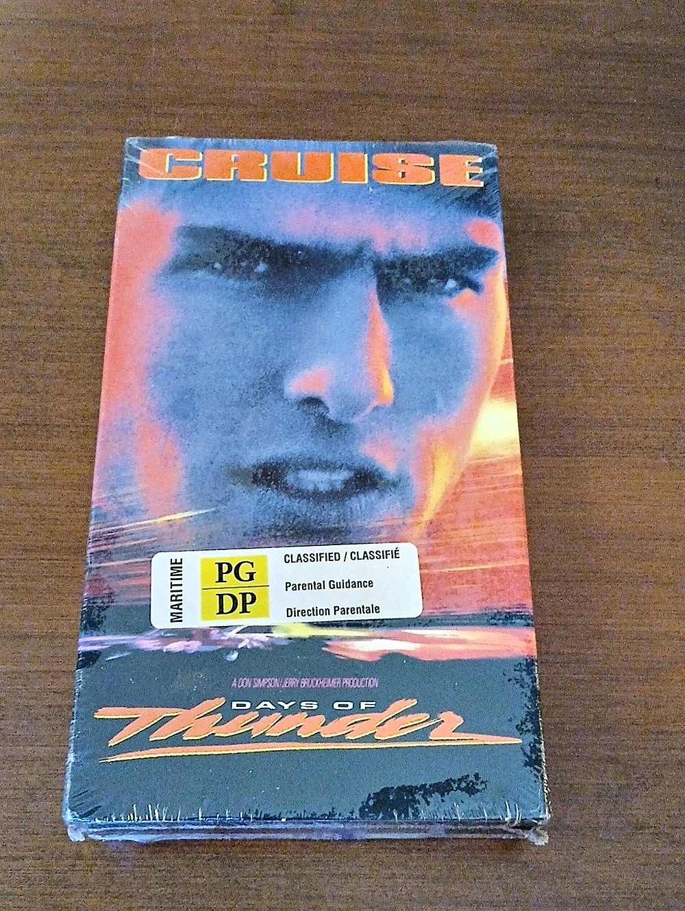 1990 Paramount Pictures Days of Thunder VHS Movie New Sealed